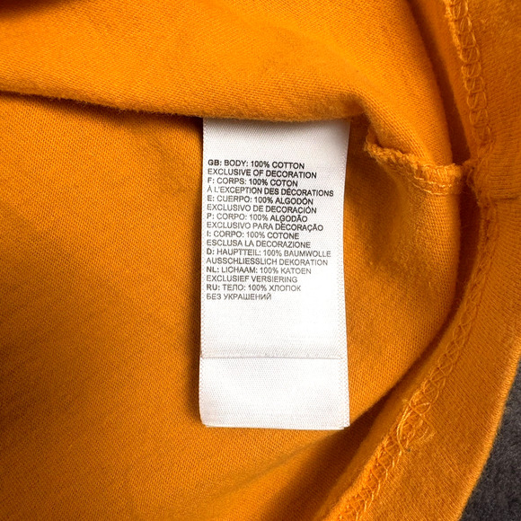 The North Face Men's Short Sleeve TNF Bear Tee Orange Size Medium Graphic Tee - Picture 5 of 9